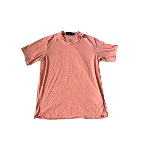 ADIDAS Mens Peach Sport T Shirt Sz XL - Picture 1 of 4